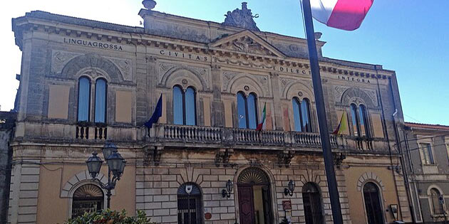 Town Hall Building in Linguaglossa