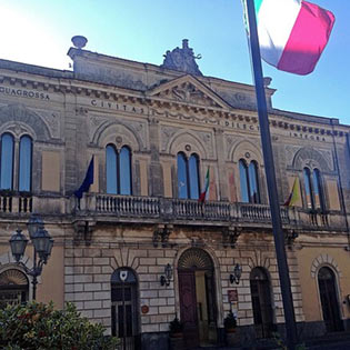 Town Hall Building in Linguaglossa