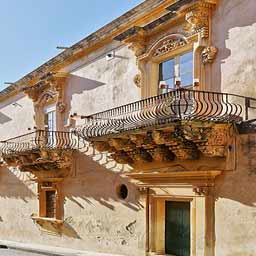 Nicolaci di Villadorata palace in Noto