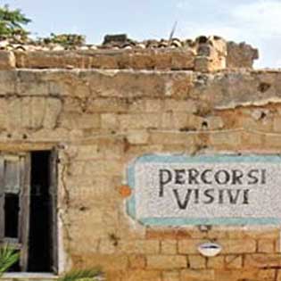 Visual itinerary Montevago ruins