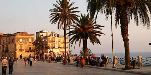 Angelo Scandaliato square in Sciacca