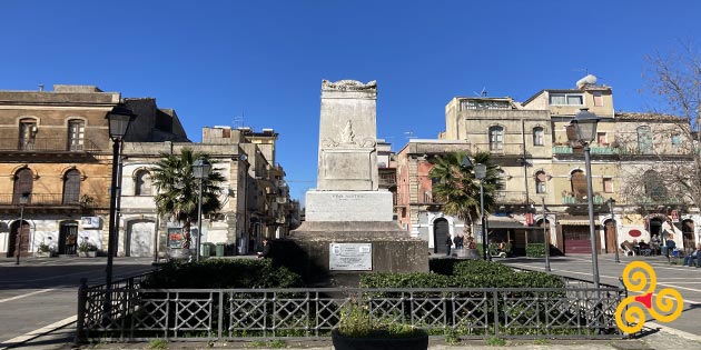 Piazza Dante a Francofonte
