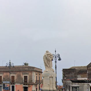 Don Diego square in Pedara