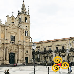 Acireale Cathedral Square