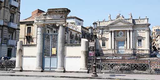 Stesicoro Square in Catania