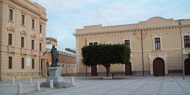 Piazza Vittorio Emanuele a Menfi