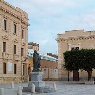 Piazza Vittorio Emanuele in Menfi

