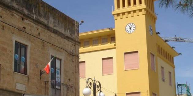 Piazza Vittorio Emanuele a Paceco