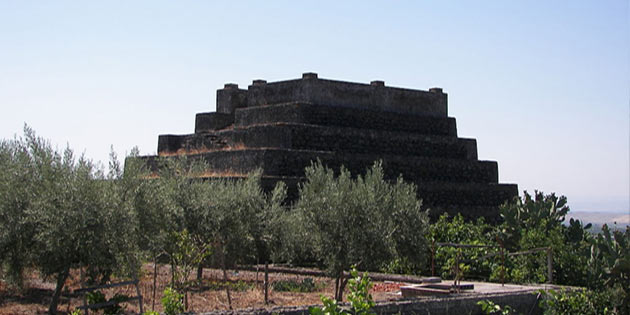Pyramid of Etna in Santa Maria di Licodia
