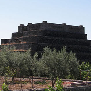 Pyramid of Etna in Santa Maria di Licodia
