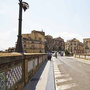 San Francesco Bridge in Caltagirone