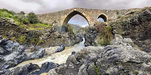 Bridge of Saracens in Adrano