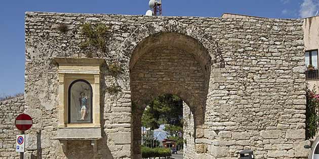 Trapani gate of Erice