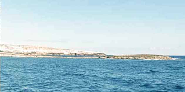 Punta Sottile in Lampedusa