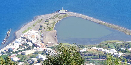 Lingua Nature Reserve in Salina