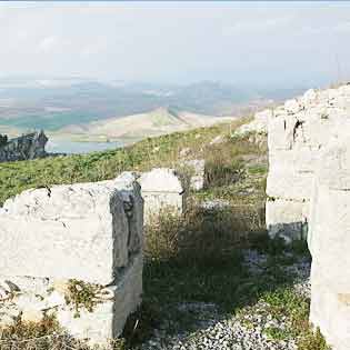 Ruins of Entella in Contessa Entellina