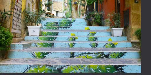 Staircase of Artists in Agrigento