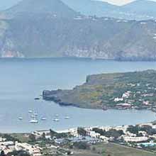 Acque Calde beach in Vulcano