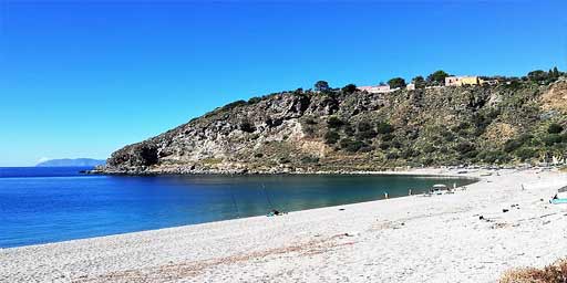 Baia del Tono beach in Milazzo