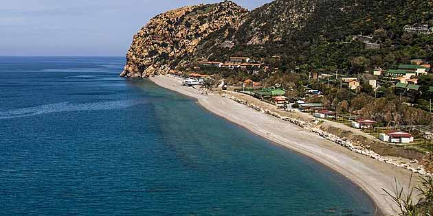 Capo Calavà beach in Gioiosa Marea