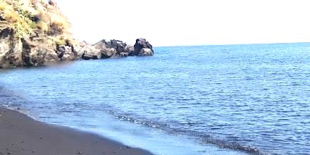 Asino Beach in Vulcano