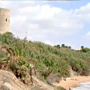 Spiaggia di Torre di Gaffe a Licata