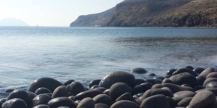 Le Punte Beach in Filicudi