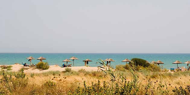 Beach in Marina di Butera
