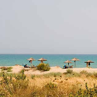 Beach in Marina di Butera
