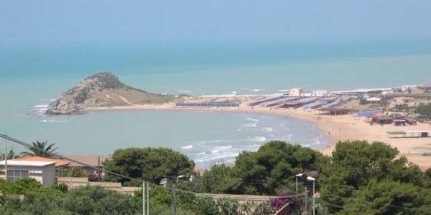 Mollarella beach in Licata