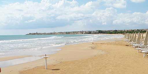 Sampieri Beach in Scicli