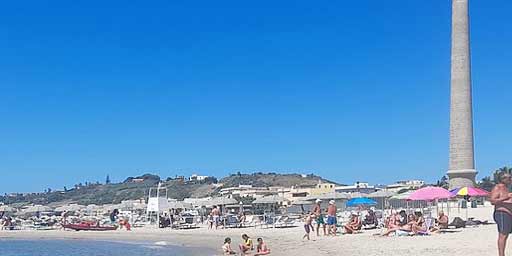 Tonnara Beach in Sciacca