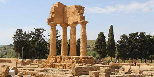 Temple of Dioscuri in Valley of Temples