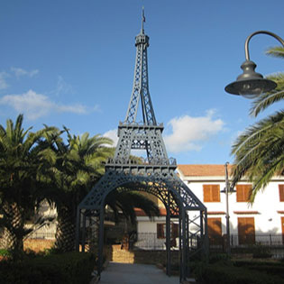 Municipal garden in Cianciana
