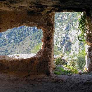 Rupestrian village of San Micidiario In Pantalica