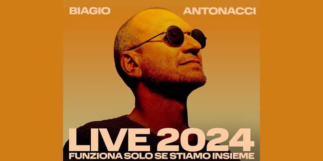 Concert by Biagio Antonacci in Taormina
