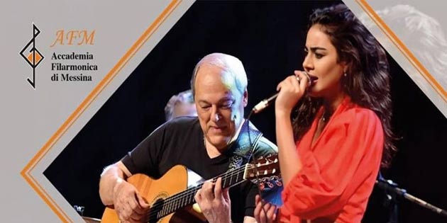 Toquinho & Camilla Faustino concert in Messina