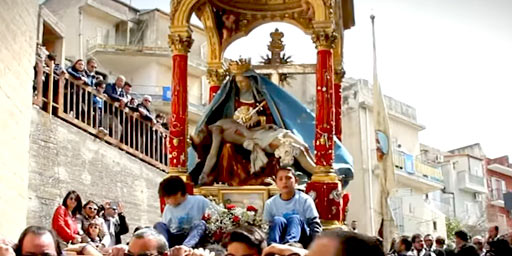 Feast of Our Lady of Sorrows in Monterosso Almo