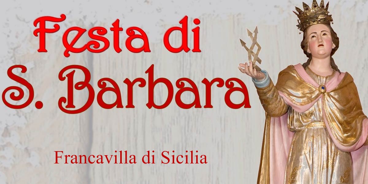 Feast of Santa Barbara in Francavilla di Sicilia