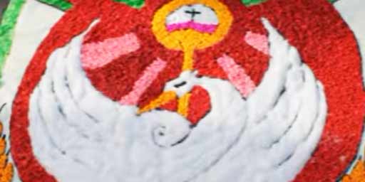 Infiorata of Carti Rizzi in Castelbuono