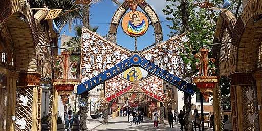 Easter Arches in San Biagio Platani