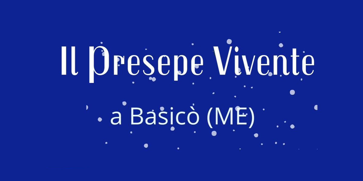 Presepe vivente a Basicò