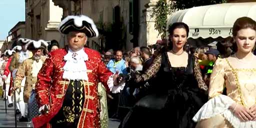 Baroque parade in Noto
