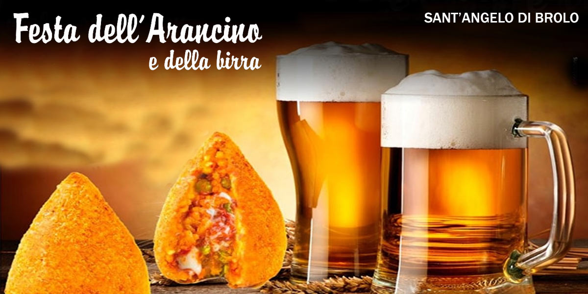 Arancino and Beer Festival in Sant'Angelo di Brolo