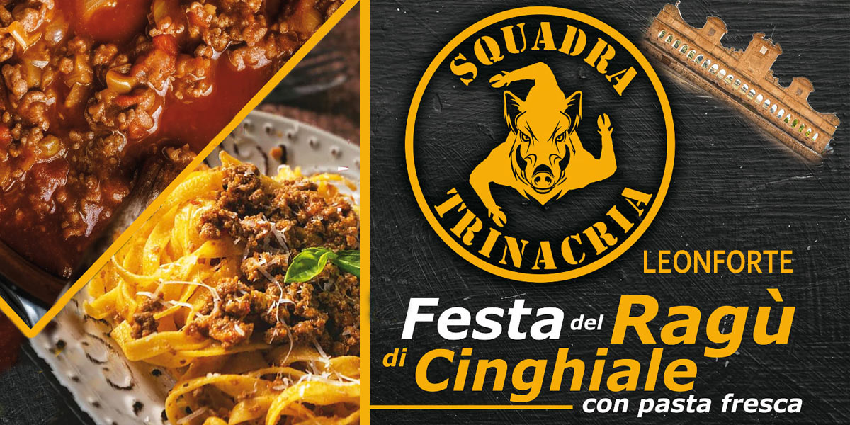 Sagra del Ragù di Cinghiale a Leonforte Sagra del Ragù di Cinghiale a Leonforte