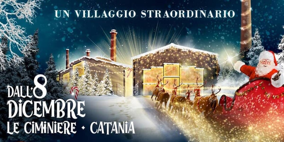Christmas town in Catania