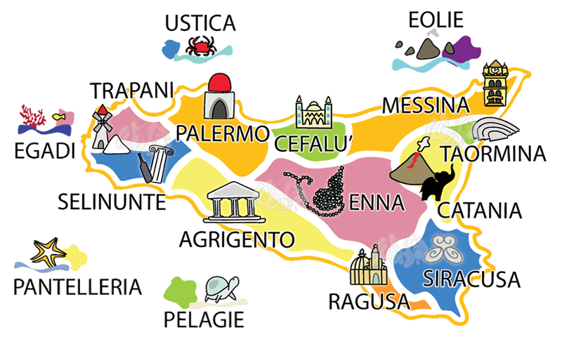 Sicily Tourist Areas