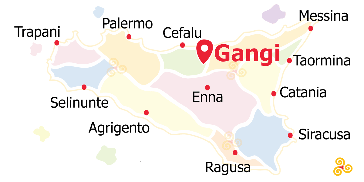 dove si trova Gangi 