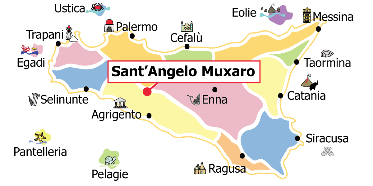 dove si trova Sant'Angelo Muxaro