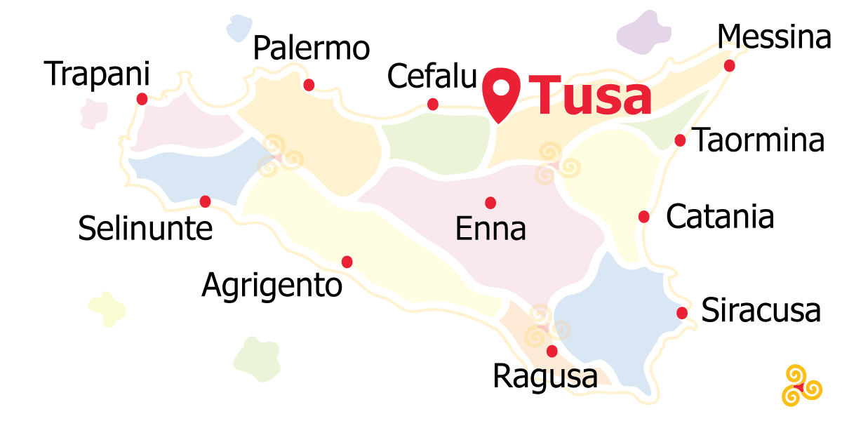 dove si trova Tusa